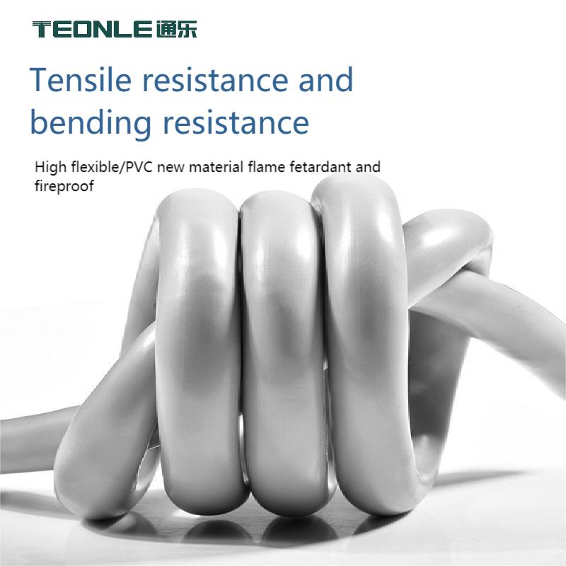 Bending resistance oil resistance acid resistance corrosion resistance TRVVP flexible control cable towing chain